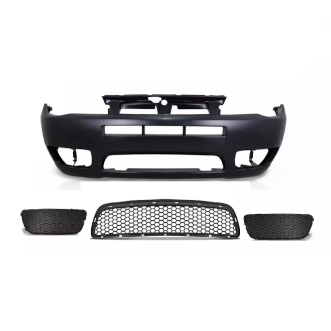 Kit Parachoque Palio 2004 a 2007 4 Pecas Com Furo Kit Parachoque Palio 2004 a 2007 4 Pecas Com Furo