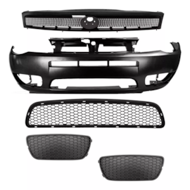 Kit Parachoque Palio 2004 a 2008 Completo 5 Pecas Sem Furo Kit Parachoque Palio 2004 a 2008 Completo 5 Pecas Sem Furo