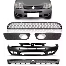 Kit Parachoque PALIO SIENA 2004 a 2008 Completo 5 Peças