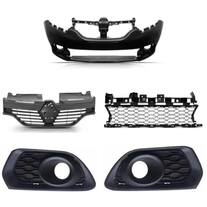 Kit Parachoque SANDERO 15 À 19 C Milha 5 Peças Kit Parachoque SANDERO 15 À 19 C Milha 5 Peças