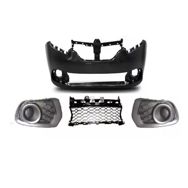 Kit Parachoque SANDERO 15 A 19 Dianteiro 4 Peças Sem Milha Kit Parachoque SANDERO 15 A 19 Dianteiro 4 Peças Sem Milha