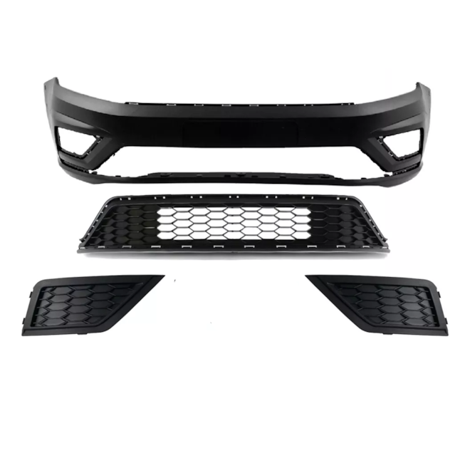 Kit Parachoque SAVEIRO G7 17 a 21 Texturizado sem Furo 4 Peças