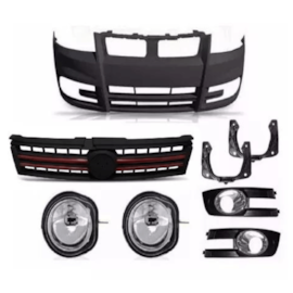 Kit Parachoque STILO 08 a 11 Grade Vermelha 8 Peças