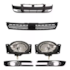Kit Parachoque Stilo 08 a 12 Grade Cromado 8 Peças