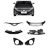 Kit Preto HB20 12/15 C/ Milha+ Apliq Placa Pto Br Kit Preto HB20 12/15 C/ Milha+ Apliq Placa Pto Br