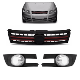 Kit STILO 07/11 Grade Radi Friso Vermelho+ Par Lat Cro Kit STILO 07/11 Grade Radi Friso Vermelho+ Par Lat Cro