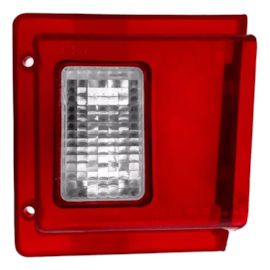 Lanterna BELINA 1973 a 1977 Reta Cor Vermelha com Ré Direito Lanterna BELINA 1973 a 1977 Reta Cor Vermelha com Ré Direito