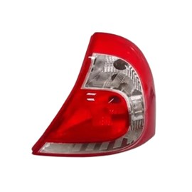 Lanterna CLIO 2013 a 2017 Bicolor Direito Carcaça Vermelha