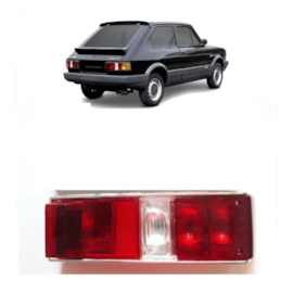 Lanterna Completa SPAZIO OGGI Ano 83 a 86 Vermelho Esquerdo Lanterna Completa SPAZIO OGGI Ano 83 a 86 Vermelho Esquerdo