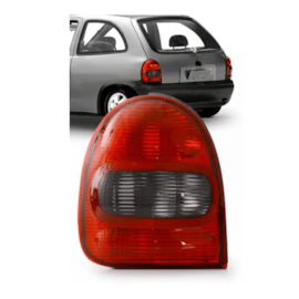 Lanterna CORSA 2 Portas 2000 a 2002 Esquerdo Fume Lanterna CORSA 2 Portas 2000 a 2002 Esquerdo Fume