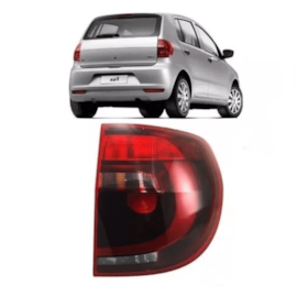 Lanterna CROSSFOX 2010 à 2014 Fumê Carcaça Vermelha Lanterna CROSSFOX 2010 à 2014 Fumê Carcaça Vermelha