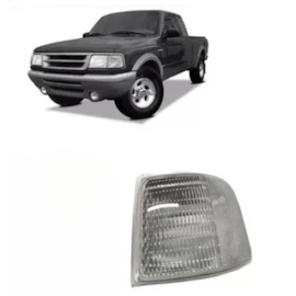 Lanterna Dianteira RANGER 1993 a 1997 Cristal Esquerdo Lanterna Dianteira RANGER 1993 a 1997 Cristal Esquerdo