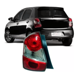Lanterna ETIOS 2013 a 2019 Hatch Esquerdo Sem Luz Ré