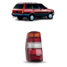 Lanterna FIORINO ELBA 1986 a 1997 Esquerdo Tricolor