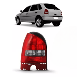 Lanterna GOL GIII 1999 a 2005Ré Fume Aba Vermelha Esquerdo Lanterna GOL GIII 1999 a 2005Ré Fume Aba Vermelha Esquerdo