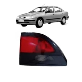 Lanterna MEGANE SEDAN 1997 a 2000 Tampa Direito Fume Arteb Lanterna MEGANE SEDAN 1997 a 2000 Tampa Direito Fume Arteb