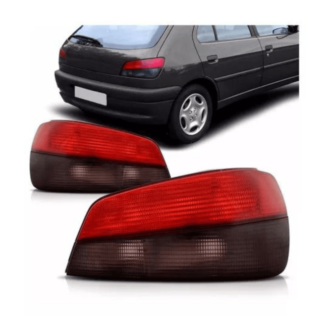 Lanterna Peugeot 306 1994 a 1997 Direito Fumê Lanterna Peugeot 306 1994 a 1997 Direito Fumê