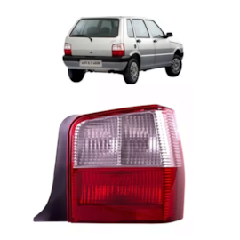 Lanterna Traseira UNO FIRE 2004 a 2013 Rubi Direito Lanterna Traseira UNO FIRE 2004 a 2013 Rubi Direito