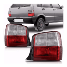 Lanterna UNO MILLE FIRE 2004 a 2010 Bicolor Com Ré Pisca Lanterna UNO MILLE FIRE 2004 a 2010 Bicolor Com Ré Pisca