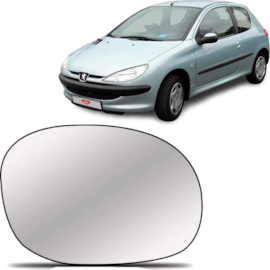 Lente do Retrovisor com Base 206 207 C3 PICASSO Direito Lente do Retrovisor com Base 206 207 C3 PICASSO Direito