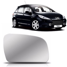 Lente do Retrovisor com Base 307 02 a 12 Esquerdo Lente do Retrovisor com Base 307 02 a 12 Esquerdo
