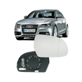 Lente do Retrovisor com Base A4 2013 a 2015 Esquerdo Lente do Retrovisor com Base A4 2013 a 2015 Esquerdo