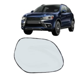 Lente do Retrovisor com Base ASX 2008 a 2013 Esquerdo Lente do Retrovisor com Base ASX 2008 a 2013 Esquerdo