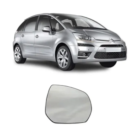 Lente do Retrovisor com Base C4 Picasso 08 a 14 Direito