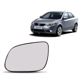 Lente do Retrovisor com Base CERATO 09 10 11 12 13 Esquerdo