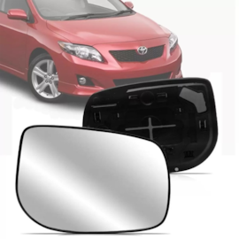 Lente do Retrovisor com Base COROLLA 09 a 14 Direito