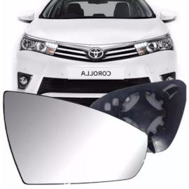 Lente do Retrovisor com Base COROLLA 15 16 17 18 19 Esquerdo Lente do Retrovisor com Base COROLLA 15 16 17 18 19 Esquerdo