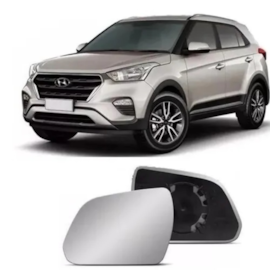 Lente do Retrovisor com Base CRETA 2017 a 2020 Esquerdo Lente do Retrovisor com Base CRETA 2017 a 2020 Esquerdo