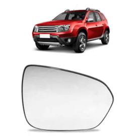 Lente do Retrovisor com Base DUSTER 2015 a 2019 Direito