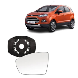 Lente do Retrovisor com Base ECOSPORT 13 14 15 16 17 18 19 20 Esquerdo