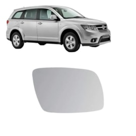 Lente do Retrovisor com Base FREEMONT 2012 a 2015 Esquerdo