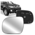 Lente do Retrovisor com Base HILUX 06 a 15 Esquerdo