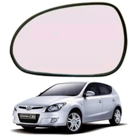 Lente do Retrovisor com Base I30 MODERNO 2013 a 2016 Direito