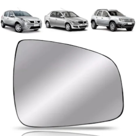 Lente do Retrovisor com Base LOGAN SANDERO DUSTER 2009 a 2014 Direito Lente do Retrovisor com Base LOGAN SANDERO DUSTER 2009 a 2014 Direito