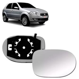 Lente do Retrovisor com Base PALIO ECONOMY 2011 até 2016 Esquerdo Lente do Retrovisor com Base PALIO ECONOMY 2011 até 2016 Esquerdo