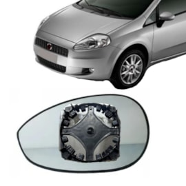 Lente do Retrovisor com Base PUNTO 07 a 17 Direto
