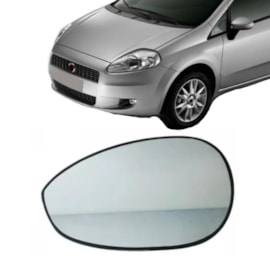 Lente do Retrovisor com Base PUNTO 07 a 17 Esquerdo