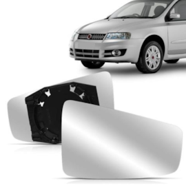 Lente do Retrovisor com Base STILO 08 a 12 IDEA 07 a 10 Direito Lente do Retrovisor com Base STILO 08 a 12 IDEA 07 a 10 Direito