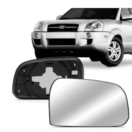 Lente do Retrovisor com Base TUCSON 04 a 15 Direito Lente do Retrovisor com Base TUCSON 04 a 15 Direito