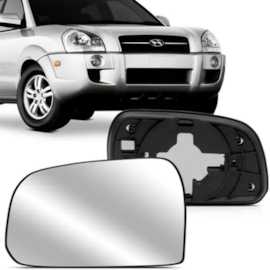 Lente do Retrovisor com Base TUCSON 04 a 16 Esquerdo Lente do Retrovisor com Base TUCSON 04 a 16 Esquerdo