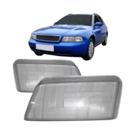 Lente Farol AUDI A4 94 95 96 97 98 Esquerdo Lente Farol AUDI A4 94 95 96 97 98 Esquerdo