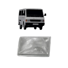 Lente Farol MERCEDES MB180 91 a 95 Esquerdo