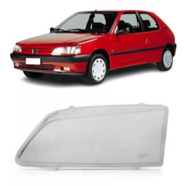 Lente Farol PEUGEOT 306 93 a 96 Esquerdo Lente Farol PEUGEOT 306 93 a 96 Esquerdo