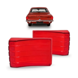 Lente Pisca OPALA 1973 e 1974 Vermelho direito