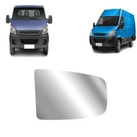 Lente Retrovisor com Base DAILY 08 até 15 Superior Direito Lente Retrovisor com Base DAILY 08 até 15 Superior Direito