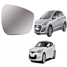 Lente Retrovisor com Base I30 MODERNO 2013 a 2016 Esquerdo Lente Retrovisor com Base I30 MODERNO 2013 a 2016 Esquerdo